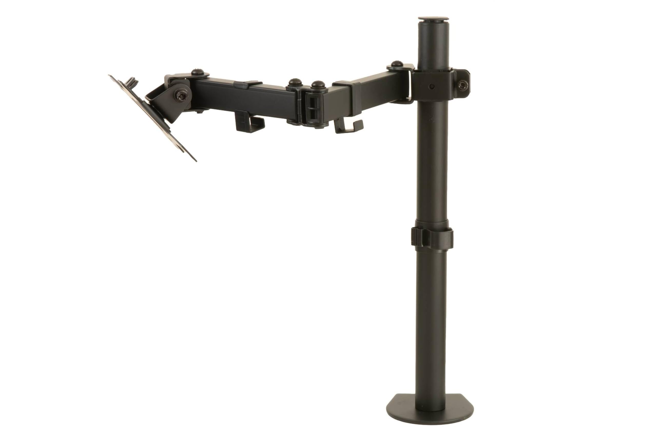 Link LKBR60 – Brazo de Soporte de Mesa con Abrazadera de Dos articulaciones – para Monitor/TV de 13 – 32 Pulgadas, Peso hasta 8 kg, Ajustable y Estable