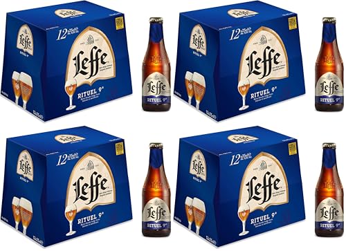 Leffe Rituel 9° Bière Pack 12 Bouteilles 25cl (Lot de 4)