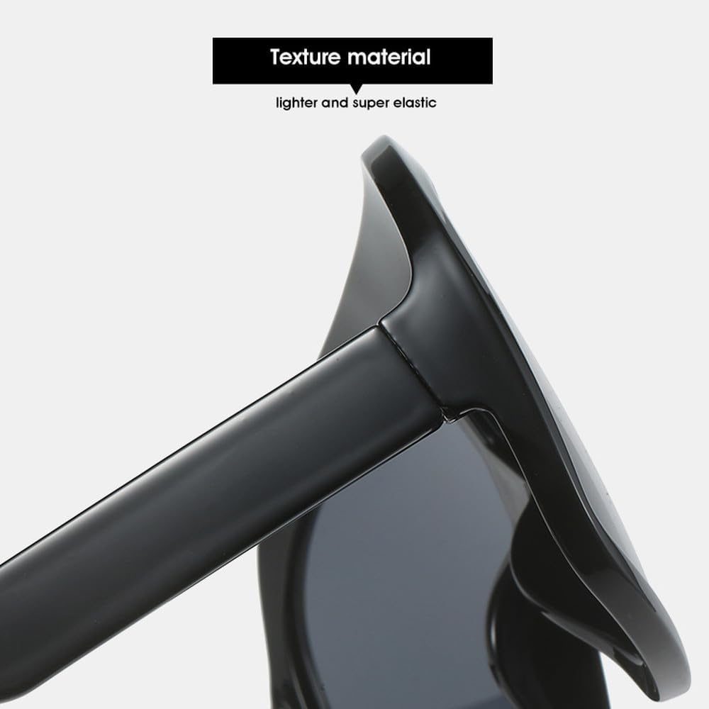Large Frame One Piece Goggle Sunglasses WomenFashion Wind Proof Sun Glasses Men Outdoor Driving Shades UV400