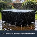 Awnic Abdeckung für Gartenmöbel Ø190 X 71 cm - 5