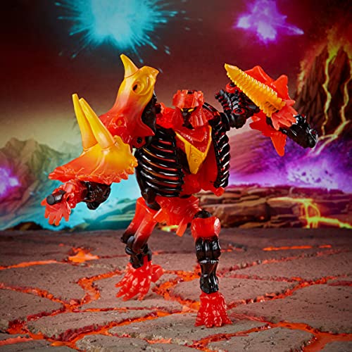 Transformers Generations War for Cybertron Luxusklasse - WFC-K39 Tricranius - Beast Power Fire Blasts Kollektion – Bild 8