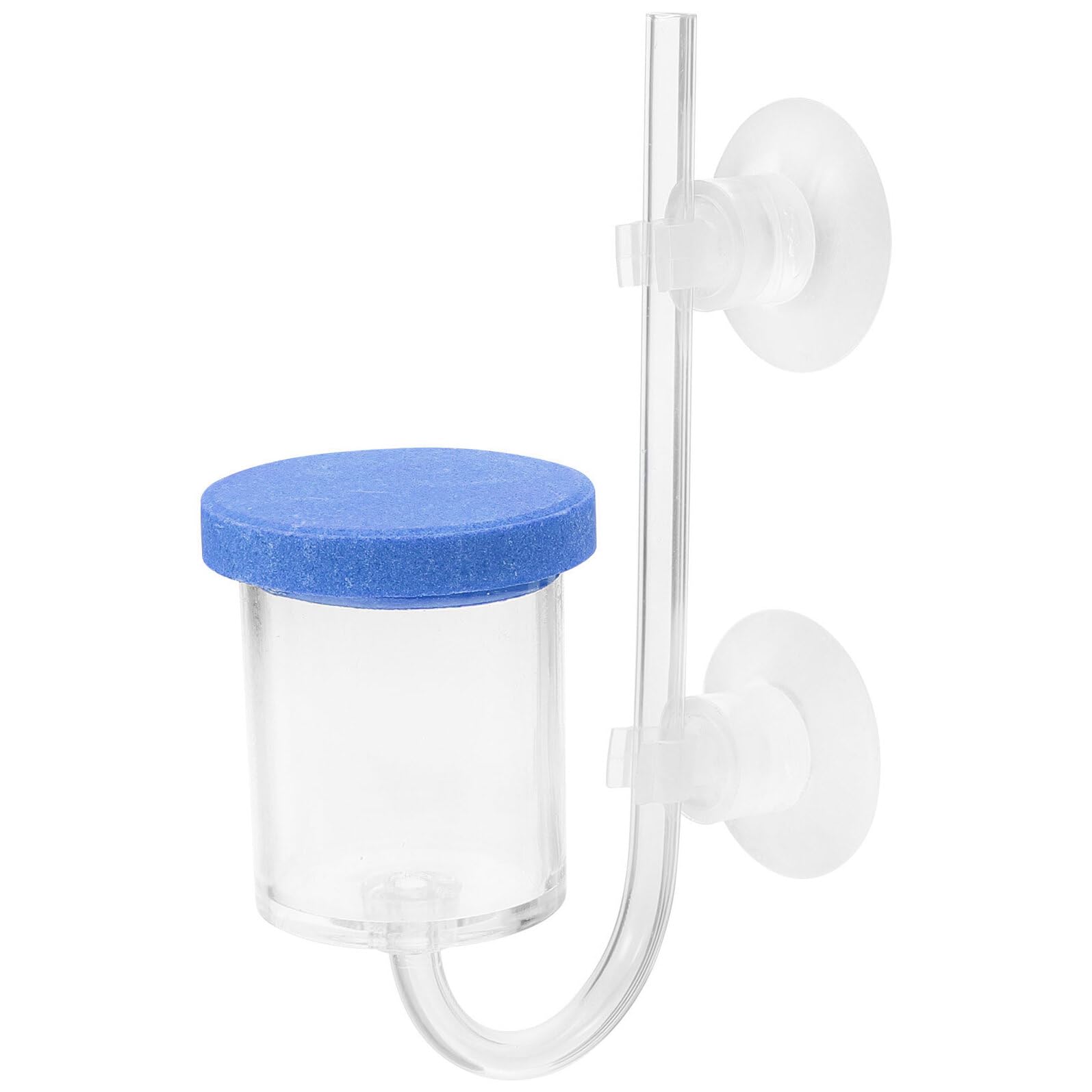 UPKOCH Acrylic Nano Oxygen Diffuser for Fish Tank, Small Blue Bubble Stone Air Refining Tool with Silent Operation, Aquarium Air Pump Accessory for Aquatic Plants and Fish Oxygenation