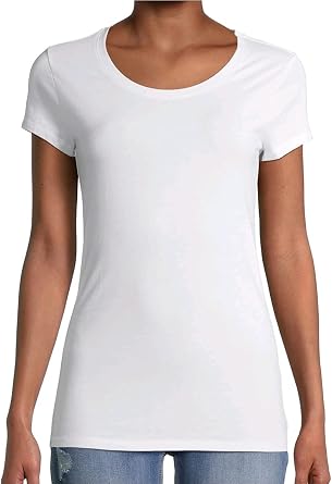 No Boundaries Juniors Arctic White Round Neck T-Shirt - Medium