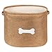 Park Life Designs - Dog Toy Storage for All Pets, Including Cats, Puppies, and Kittens (Capri, Tan, White Bone)