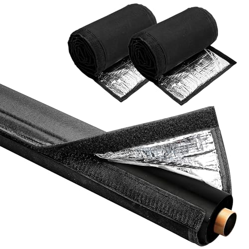 Image of 2 Pcs 5 Layers HVAC Copper Pipe Insulation Cover, AC Pipe Insulation Covers