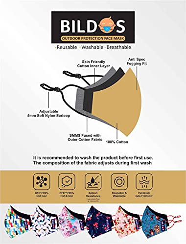 Image of Bildos Anti-Pollution mask - Pack of 6