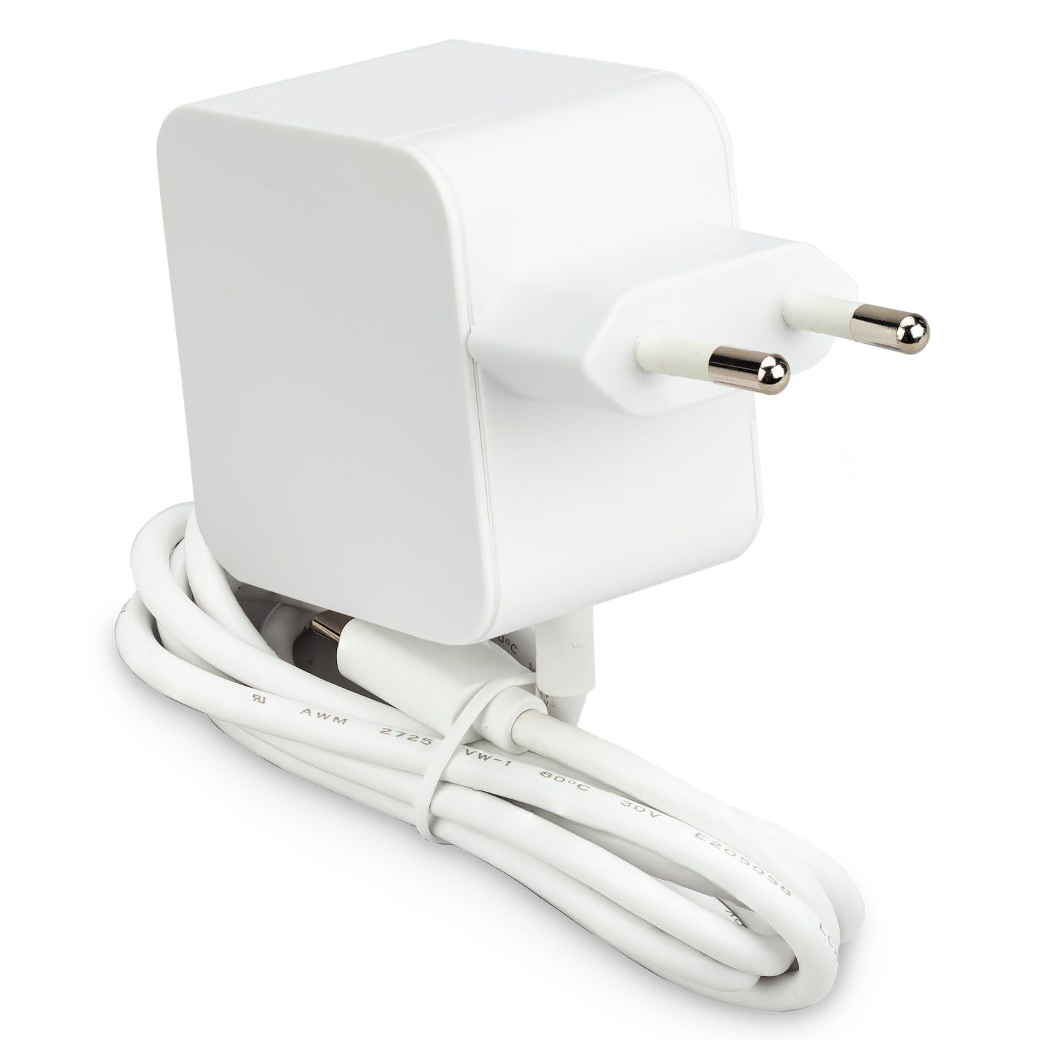 Fuente de alimentación Oficial Raspberry Pi 5 USB-C de 27 W, Fuente de alimentación USB-C, Color Blanco