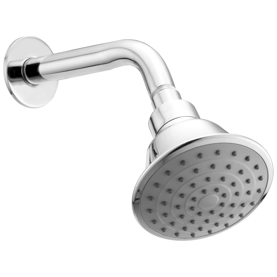 ALTON SHR20190 Acrylonitrile Butadiene Styrene Chrome Finish Polished Overhead Shower with Arm (Silver) (B085YC1F3N) Amazon Price History, Amazon Price Tracker