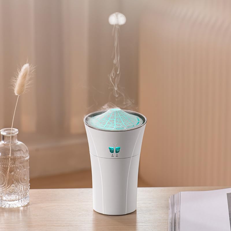 Image of Car Aromatherapy Diffuser 280ml Essential Oil Humidifier with 7-LED Color Lighting USB Portable Freshener Aromatherapy Diffuser for Car Room Office