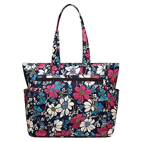 Floral Tote Water-resistant Large Shoulder Bag Cover