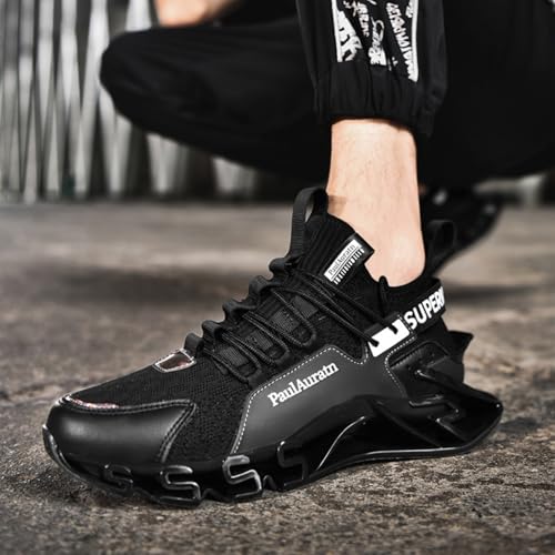 Men's Big - Size Blade - Style Running Shoes. Mesh Upper for Breathability, Shock - Absorbing Design, Lightweight and Trendy, Ideal for Spring and Summer Sports. 6