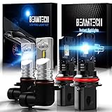 BEAMTECH 9007 LED Bulbs 9006 LED Fog Light Bulbs