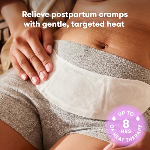 Image of Frida Mom Uterine Recovery Patches, Heating Pad for After Birth Comfort, 8-Hours of Non-Medicated Heat Relief for Menstrual Cramping, Postpartum Essentials for New Moms, 6ct