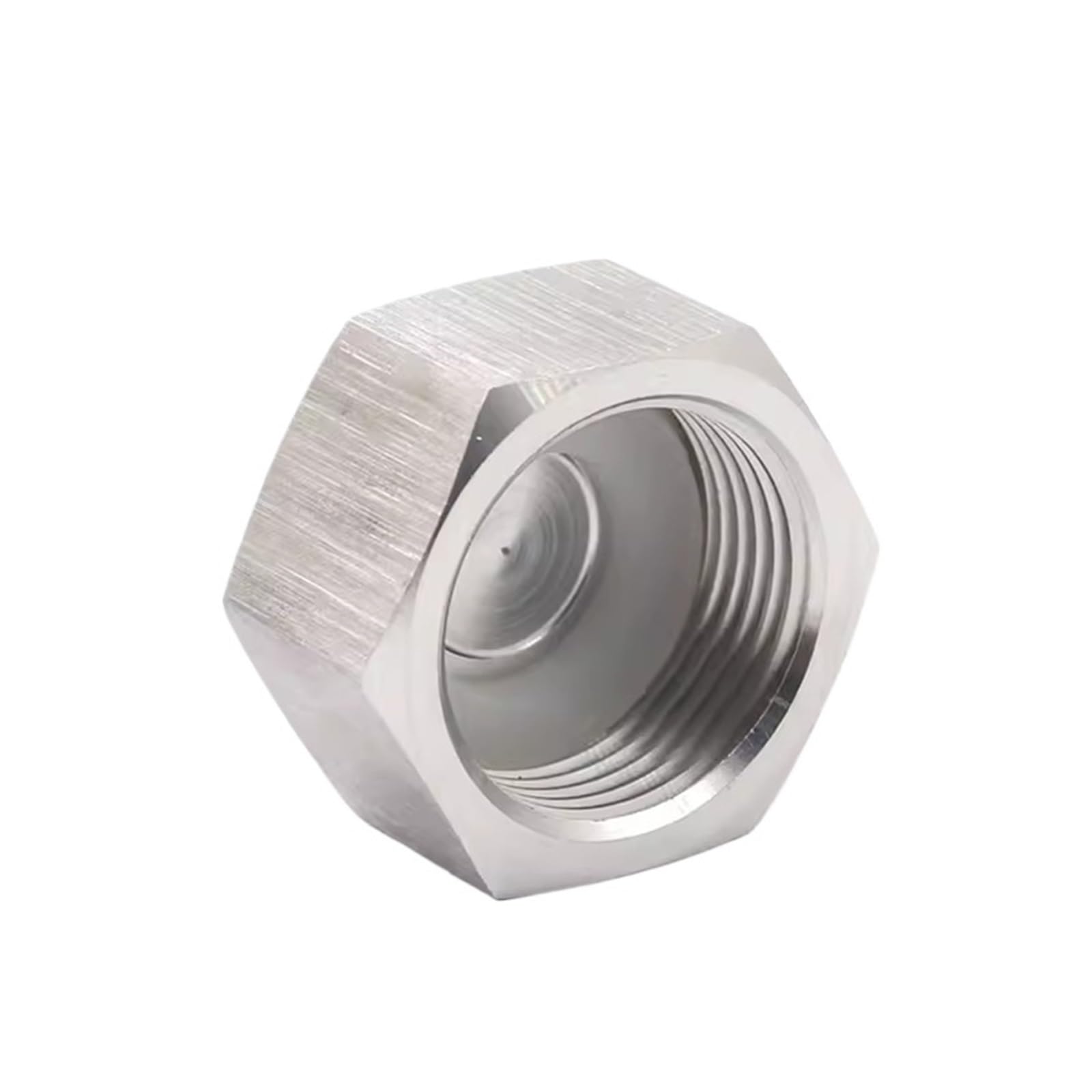 Epaknhgd Women's M26x1.5 1Pc 304 Stainless Steel Hex Head End Cap Plug Pipe Fitting