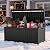 DWVO 120 Gallon Large Deck Box, Outdoor Lockable Storage Bin for Gardening Tools, Patio Cushions, Waterproof Resin (Black)