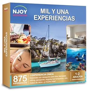 NJOY Experiences – Caja Regalo MIL Y UNA EXPERIENCIAS – Idea de Regalo – Actividades o estancias para 1 o 2 Personas