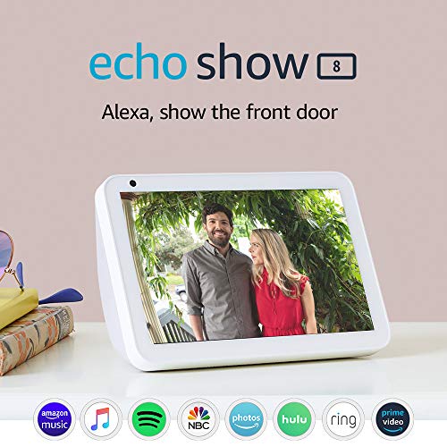 Echo Show 8 -- HD smart display with Alexa – stay connected with video calling - Sandstone
