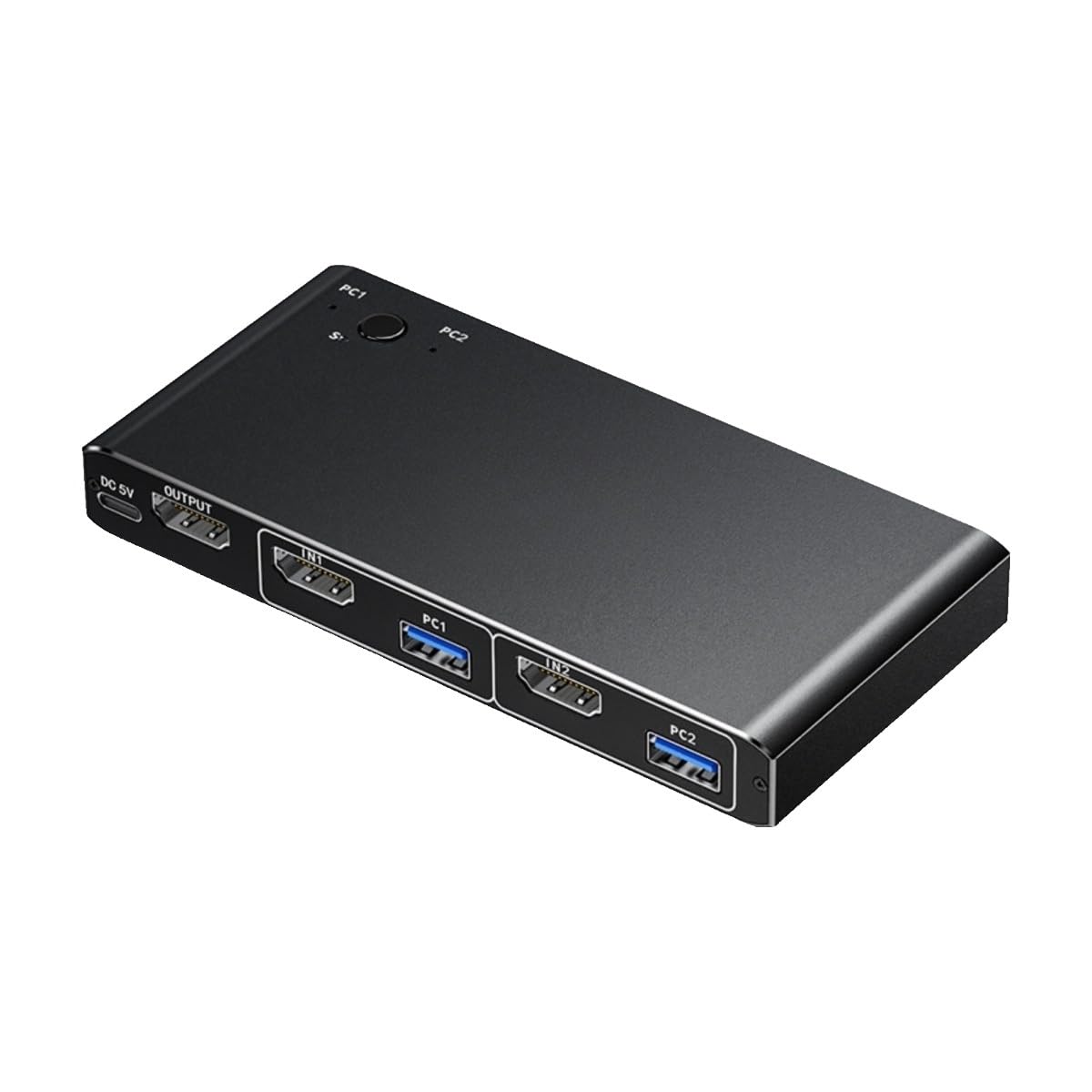 KVM Switch Shares HDMI Two-in and one-Out Distribution Screen Cutter 4K/60Hz Monitor Screen Multi-USB(HDMI Switch 2x1 4K60Hz)-image-15