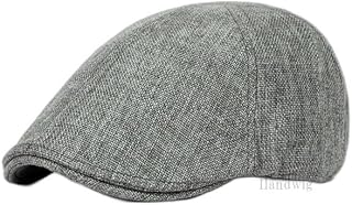 凉爽 鸭舌帽 麻风 鸭舌帽 帽子 纯色 帽子 鸭舌帽 透气 夏季帽 男士 女士 HUNTING CAP 7109