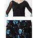 Yhhsgscr Ballroom Dance Performance Suit Modern Dancewear Women's Tango Big Swing Skirt National Standard Dance Costume Set,Rose red,L