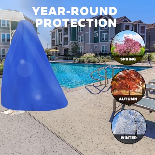 Protector para silla elevadora de piscina 600D azul miniatura 6