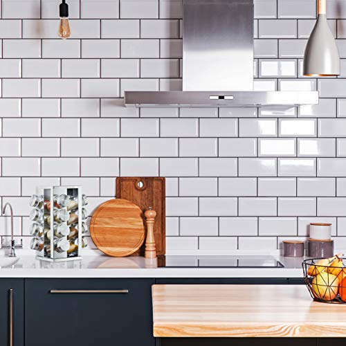 relaxdays Portaspezie con 16 Barattoli, Girevole a 360°, Tappi Spargispezie, Acciaio Inox, Argento - immagine 6