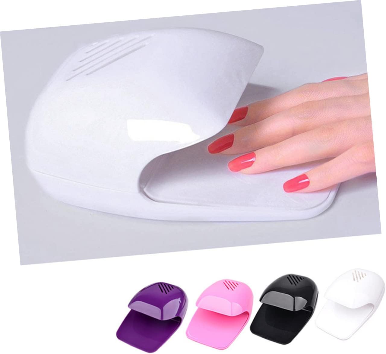 FOMIYES High-Powered Nail Drying Fan Mini Nail Dryer Tool for Salons Quick Dry Easy to Use