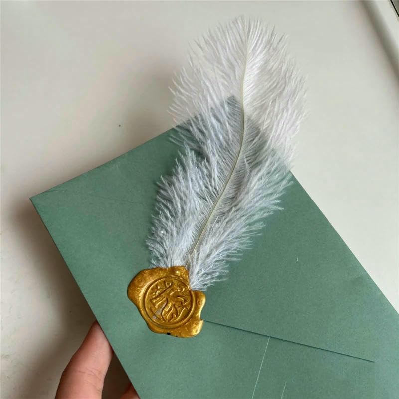 10 pezzi/lotto piume di struzzo per artigianato fotografia puntelli gioielli sfondo fai da te decorazione festa di nozze accessori acchiappasogni-arancione-35-40 cm 14-16 pollici