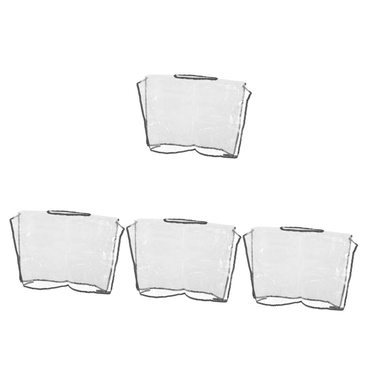 Housse étanche Housse de Pluie pour à Main Protecteur à Main Pluie Housse de à Main imperméable Housse de à Main Anti-Pluie Habillage Pluie PVC Transparent