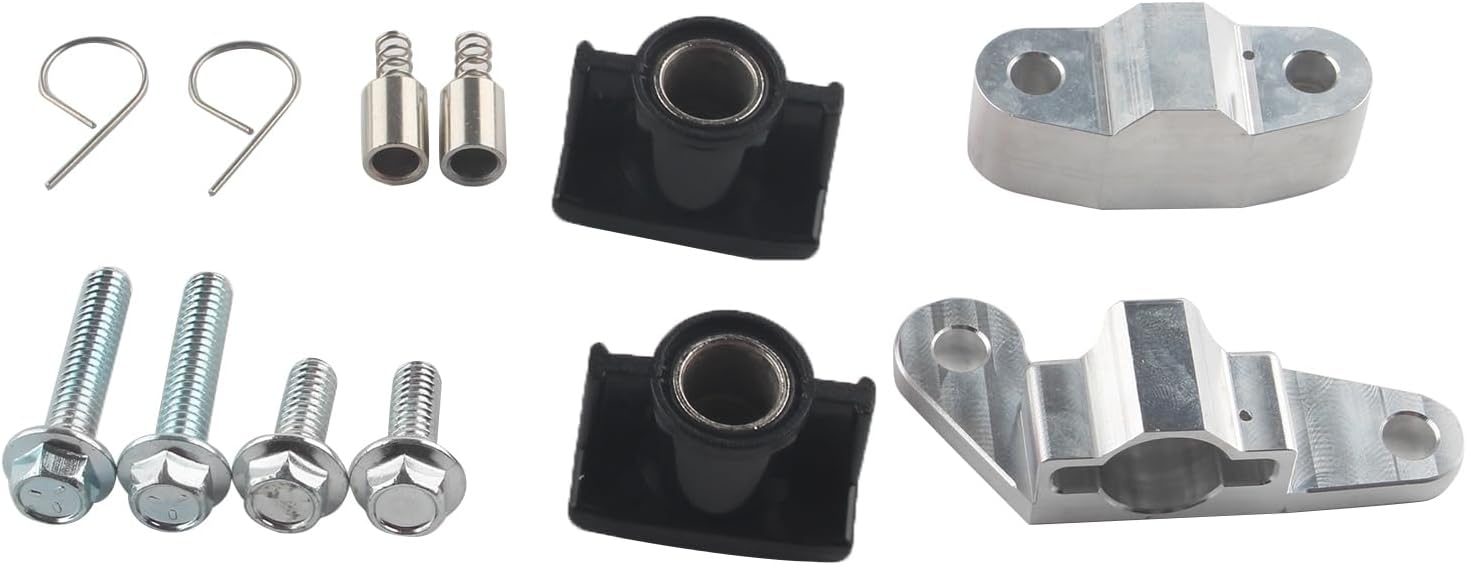 Hydraulic Cam Chain Tensioner Kit Adjuster Assembly Inner Outer Tensioner Compatible with Harley Twin Cam Road King Glide Electra Glide Street Glide 2007-2017 (Silver+Black)