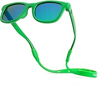 Vista 22 de Gafas de sol polarizadas para bebé con correa, lentes de sol flexibles irrompibles para bebés recién nacidos de 0 a 24 meses