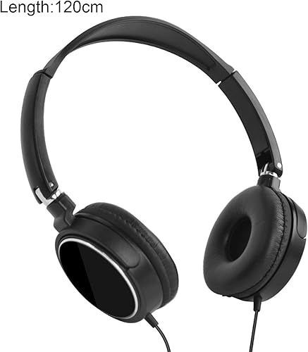 Miniatura 6 de Erhigher Auriculares con cable sobre la oreja, reducción de ruido inteligente ergonómica, sonido claro, juego de música, llamadas de juego de 0.138