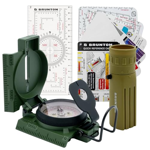 Brújula militar táctica Brunton modelo 94 con kit de navegación miniatura 1