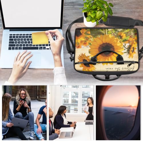 Bolso Retro de Laptop con Estampado de Flores miniatura 5