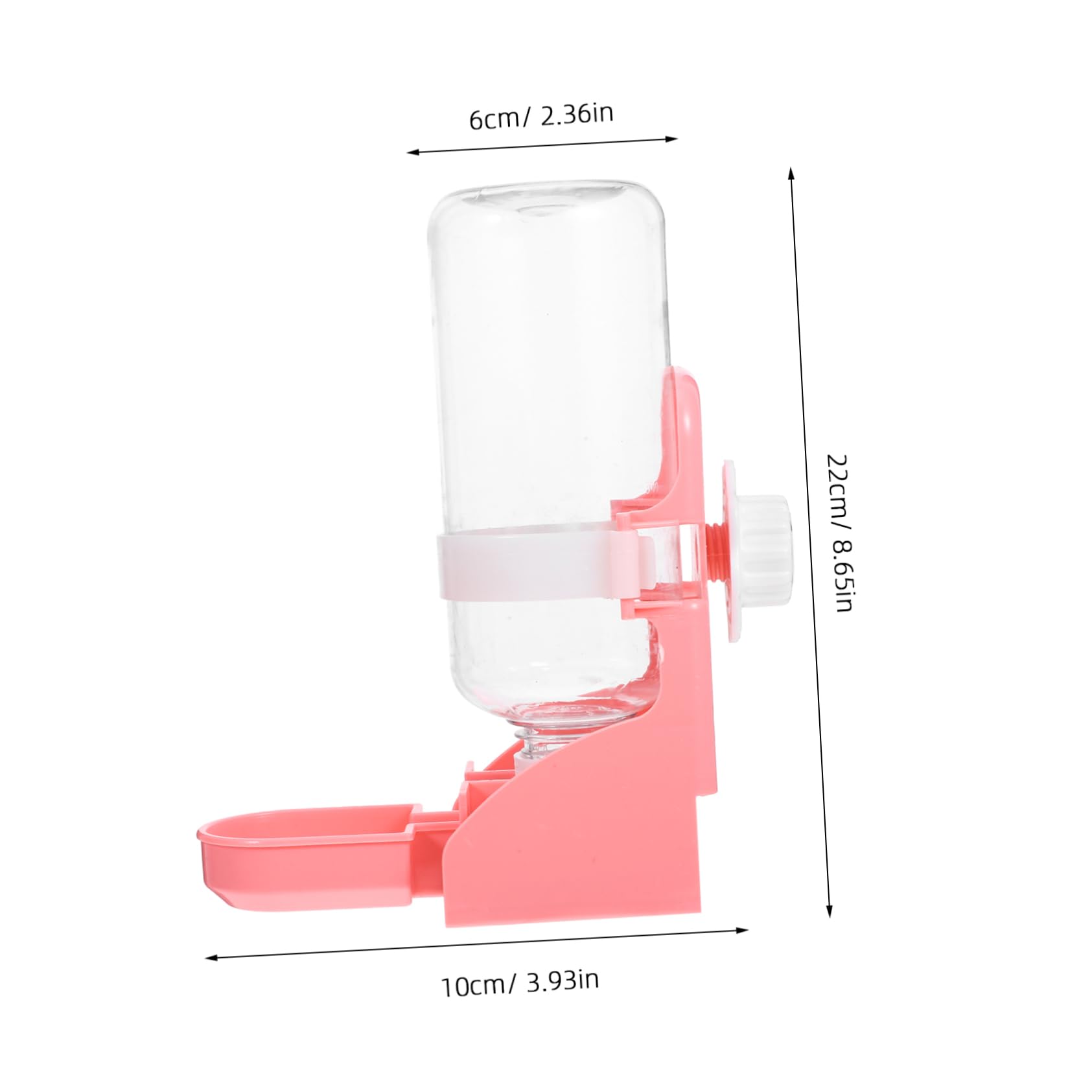 HANABASS Automatic Pet Water Feeder Bottle for Hamsters Rabbits Guinea Pigs and Cats Portable No Odor Dispensing Prevents Wet Fur for Travel and Home Use