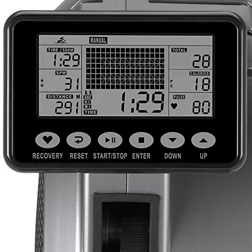 MAXXUS Rudergerät 7.4 - Klappbar, Verstellbar, Magnetbremssystem, Luftwiderstand, 8 Stufen, 120 kg, LCD, Kugelgelagerter… – Bild 4