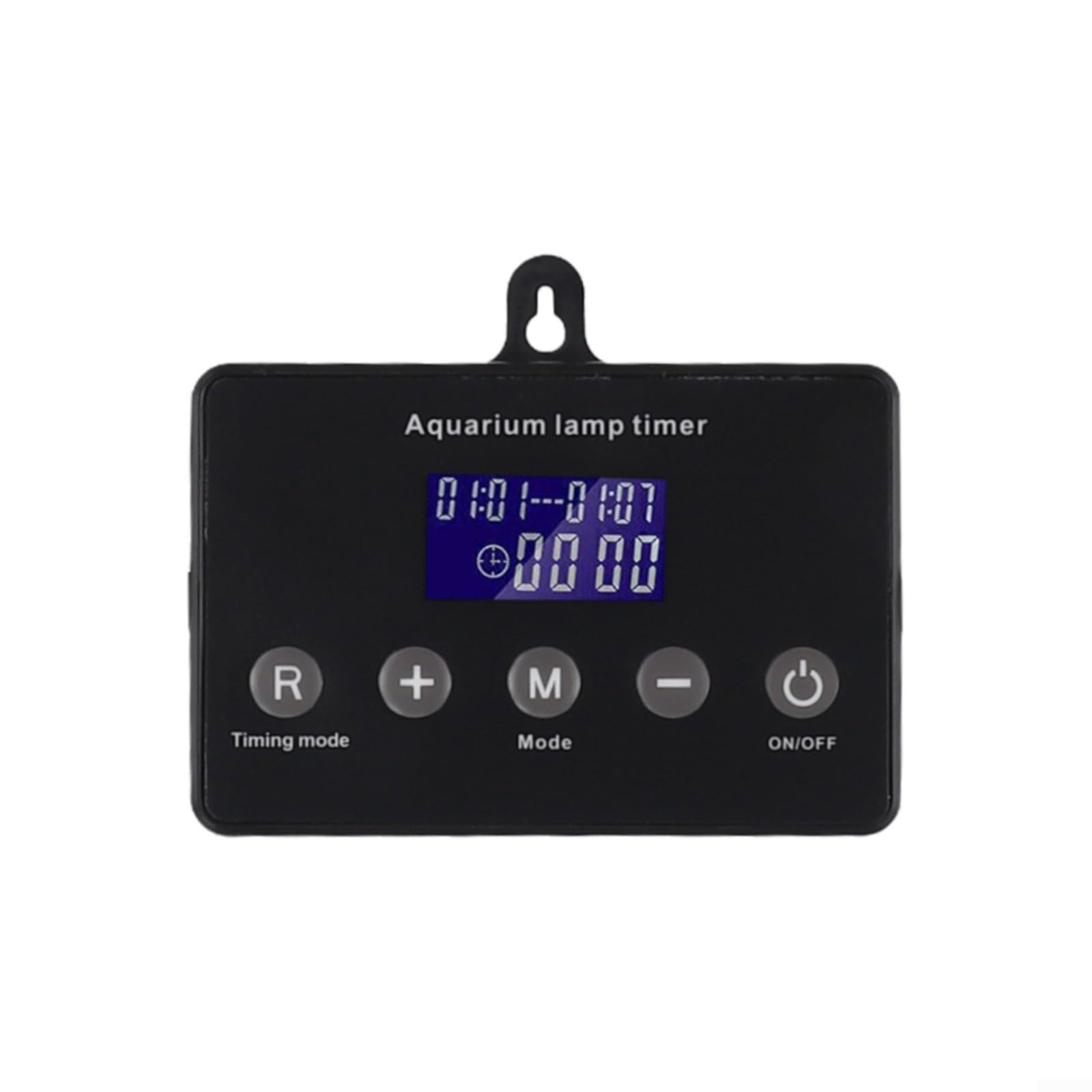 Regolatore di luce a LED per acquario, con timer LCD e dimmer, per luci da 12-24 V, timer programmabile e sistema di regolazione intelligente