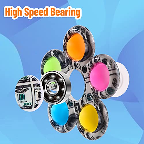 Fidget Spinners 7 Pack, Tie Dye Popper Small Fidget Toys Bulk Present For Teen, Goodie Bag Stuffers Return Gifts Birthday Party Favors Classroom Carnival Prize For Kids Boys Girls #TOP3