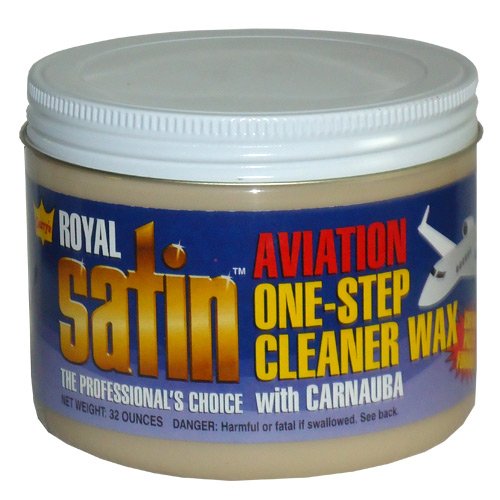 Garry's Royal Satin Aviation ONE STEP Cleaner Wax 1 Quart miniatura 1