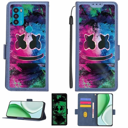 Aroepurt Case Compatible for Kalley Silver Max Pro Phone Case Flip Cover [with Tempered Glass Screen Protector][RFID Blocking][Luminous Effect] LPT-BQ