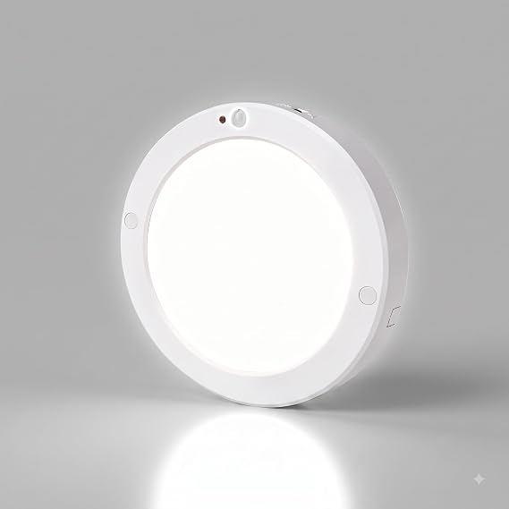 Cata CT-9247B 20W Sıva Üstü Sensörlü LED Armatür - Hareket Sensörlü Tavan Lambası, Enerji Tasarruflu Koridor ve Merdiven Aydınlatması - 6400K BEYAZ [Enerji Sınıfı F]