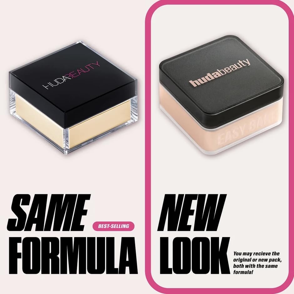 HUDA BEAUTY Original | Easy Bake | Loose Baking & Setting Powder | Lose Powder Fixierendes Make-up | 20 Gramm | by BELLA (CERRY BLOSSON CAKE, 20.00 g (1er-Pack)