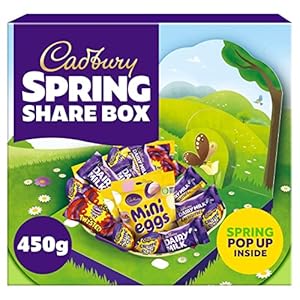 Cadbury Oeufs et confiseries de Pâques Printemps a partager. Chasse aux oeufs de Pâques