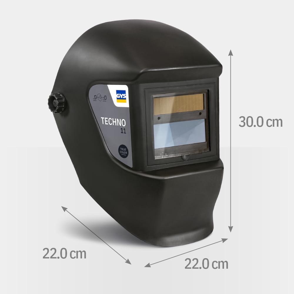 GYS LCD TECHNO 11 TRUE COLOR 064997 kask spawalniczy czarny EN 166, EN 175, EN 379