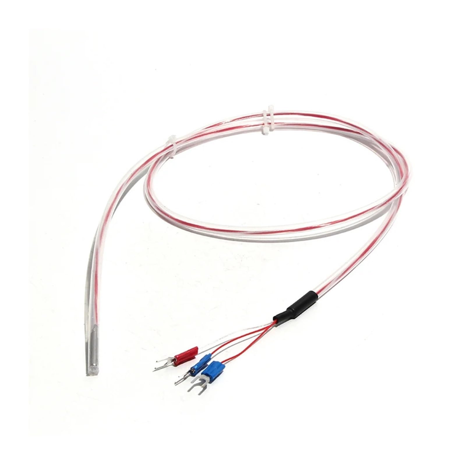 FULIMEI Temperature Sensor PT100 PTFE Three-wire Thermocouple Platinum Resistance Acid & Alkali Probe(4M Cable L)