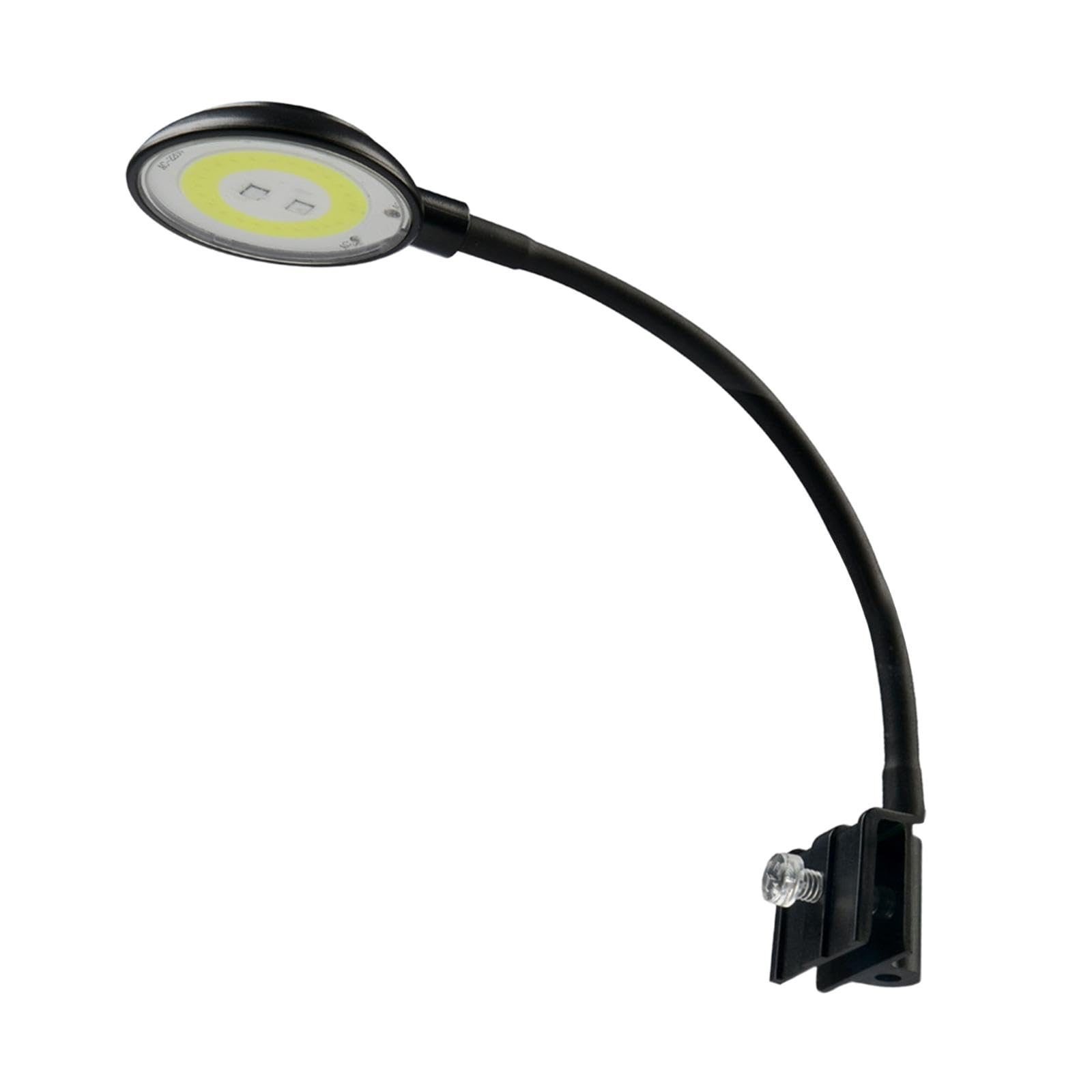 Gralara Luz LED para acuario, luz para pecera, 4W, lámpara para planta de pecera para accesorios para peceras pequeñas, Concha negra a