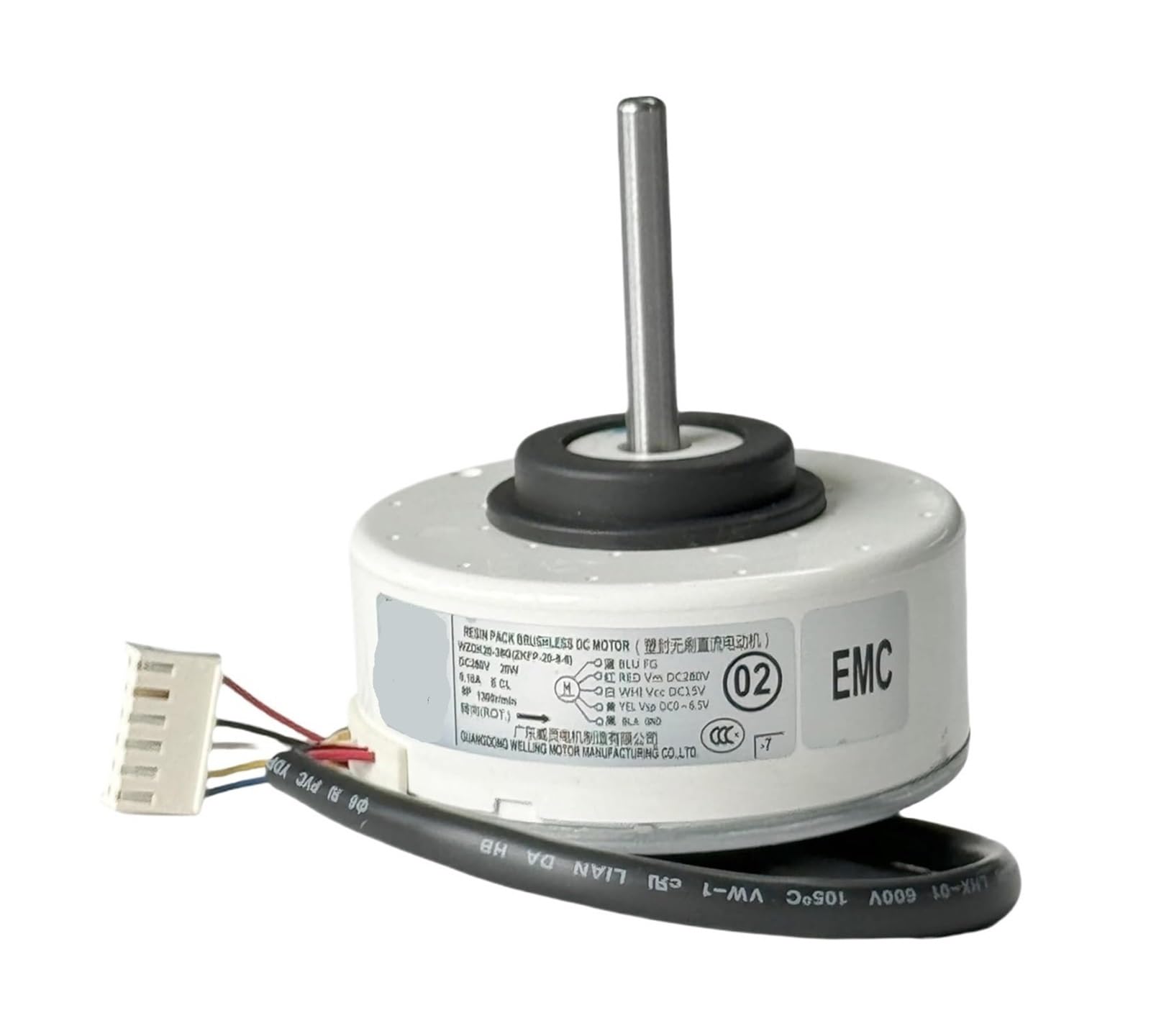 Klimaanlagenmotor WZDK20-38G ZKFP-20-8-6 DC bürstenloser Lüftermotor, 20 W Inverter-Klimaanlage bürstenloser DC-Motor