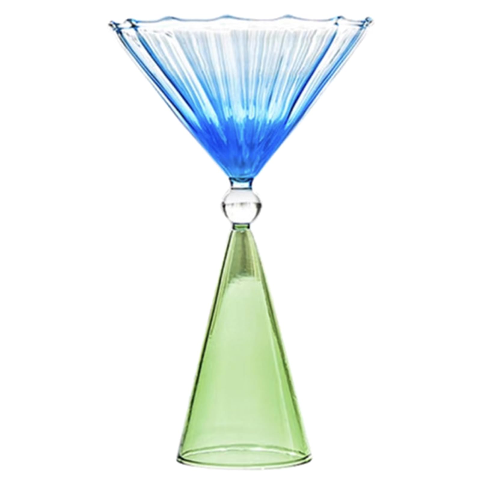 Jazuaiao Artistic Glass Cup Decorative Glass Cup Creative Wine Colorful Beverage Cups Unique Drinkings Cups for Beverage Wine Creative