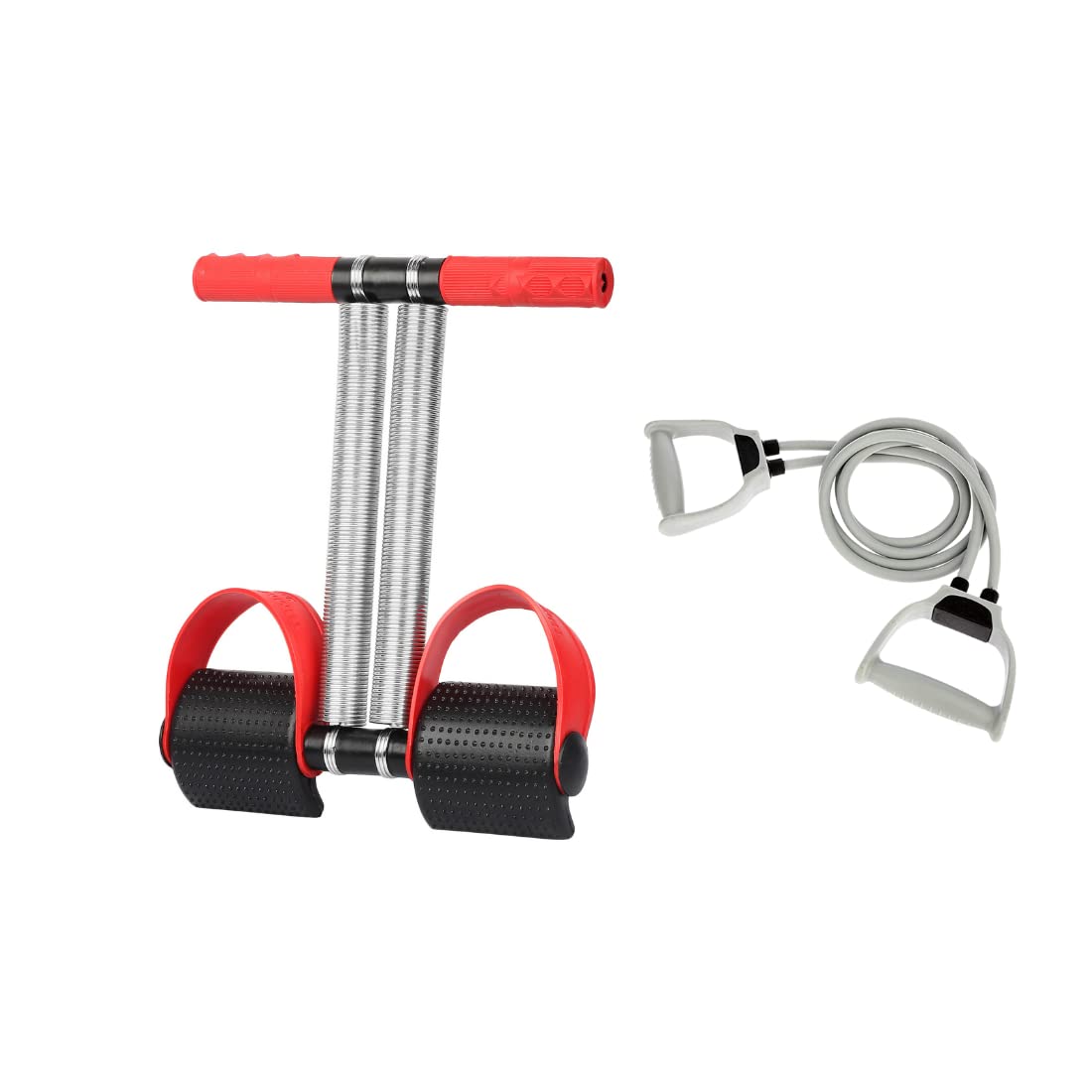 ODDISH; way to fitness Combo Pack (Tummy Trimmer And Toning Tube) For Men And Women, Red