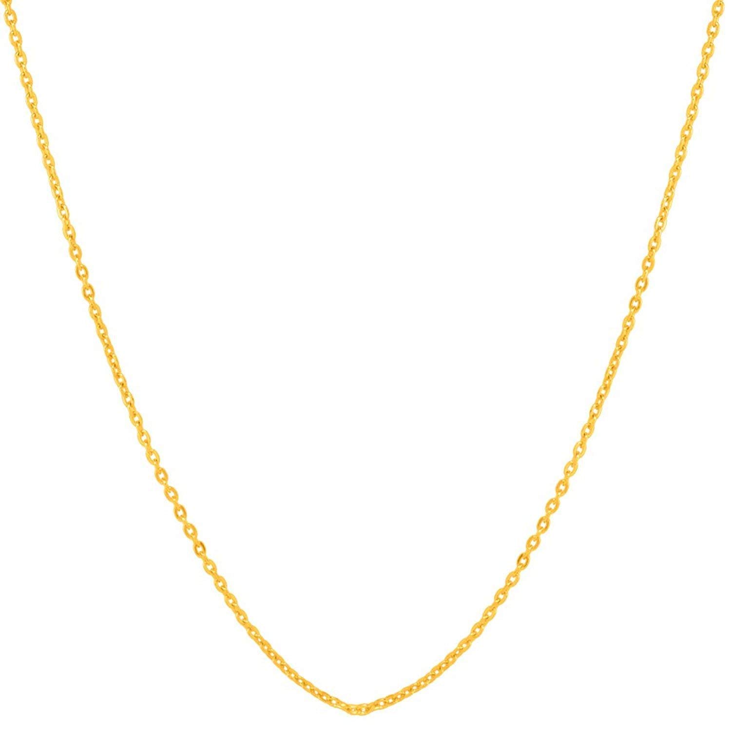 Buy BFC 1gm Gold Plated 18-inches Chain 